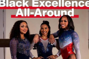 Gold Medalist Three Black Females