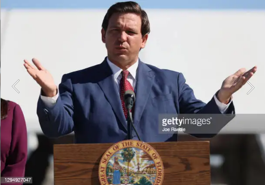 Gov Ron DeSantis Courtesy Getty Images FL Seal